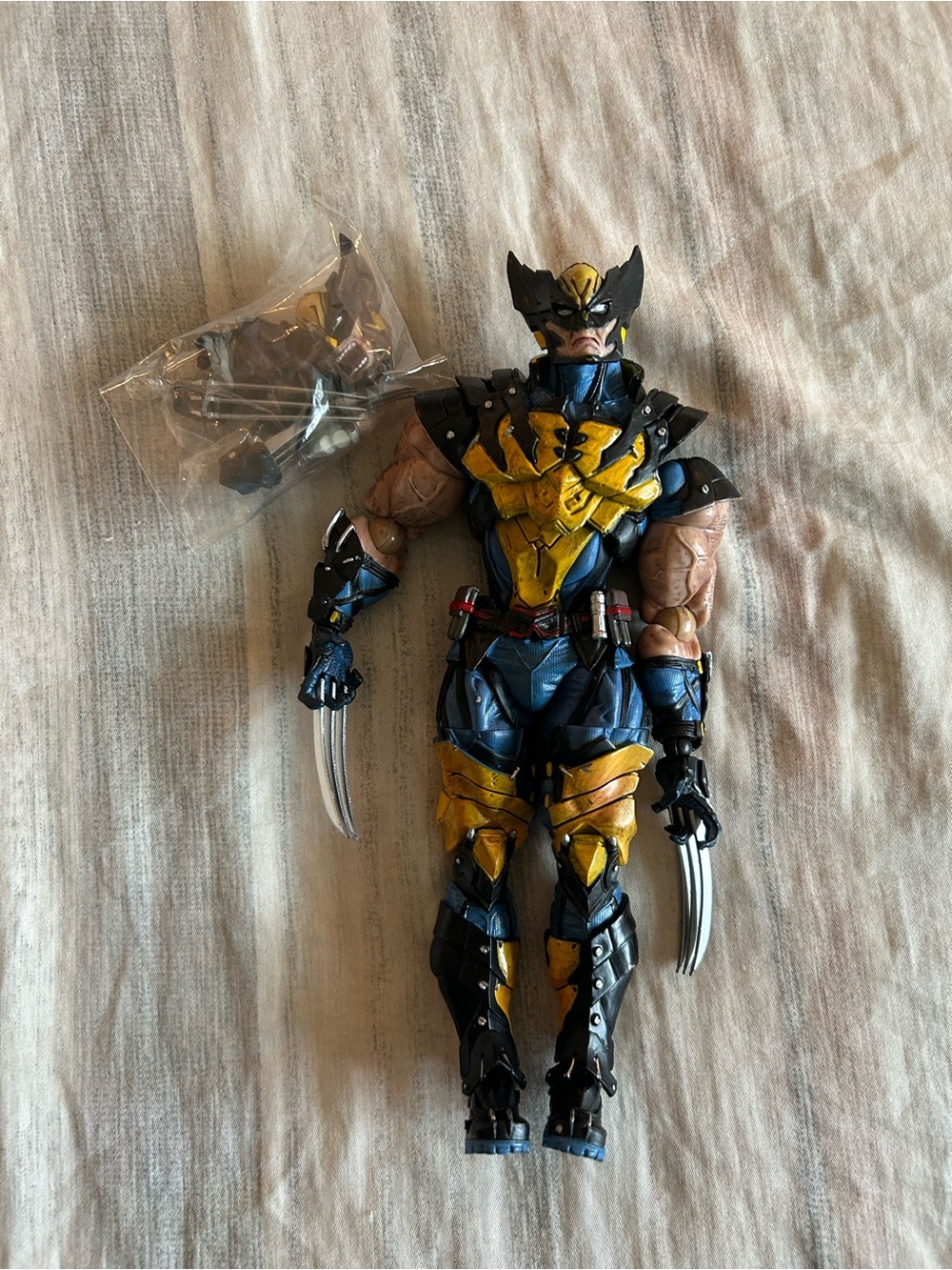 11" Authentic Square Enix Play Arts Kai Marvel Wolverine figure no box
